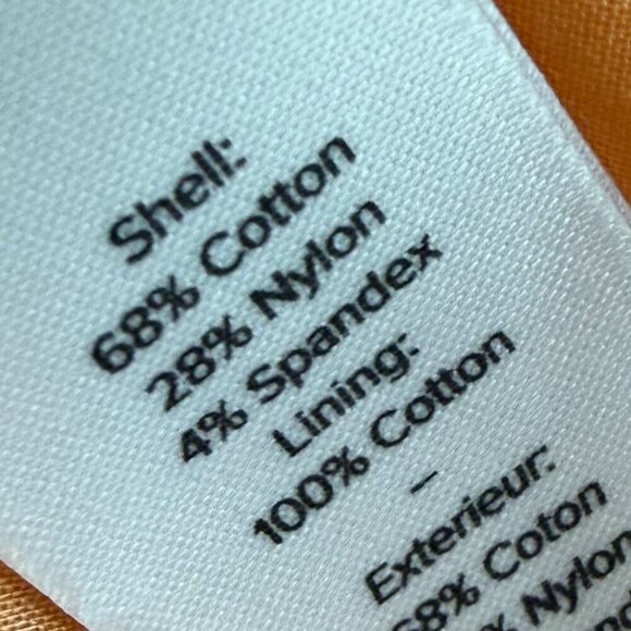 Cinq a Sept Kilah Orange A-Line Dress Sleeveless Defined Waist Size 10 Women's - Picture 14 of 14